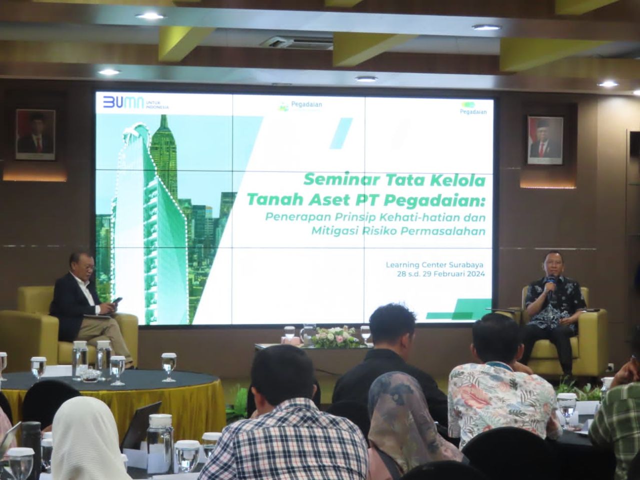 Bekali Pengetahuan Aset Perusahaan, Pegadaian Gelar Seminar Tata Kelola Tanah Aset di Surabaya