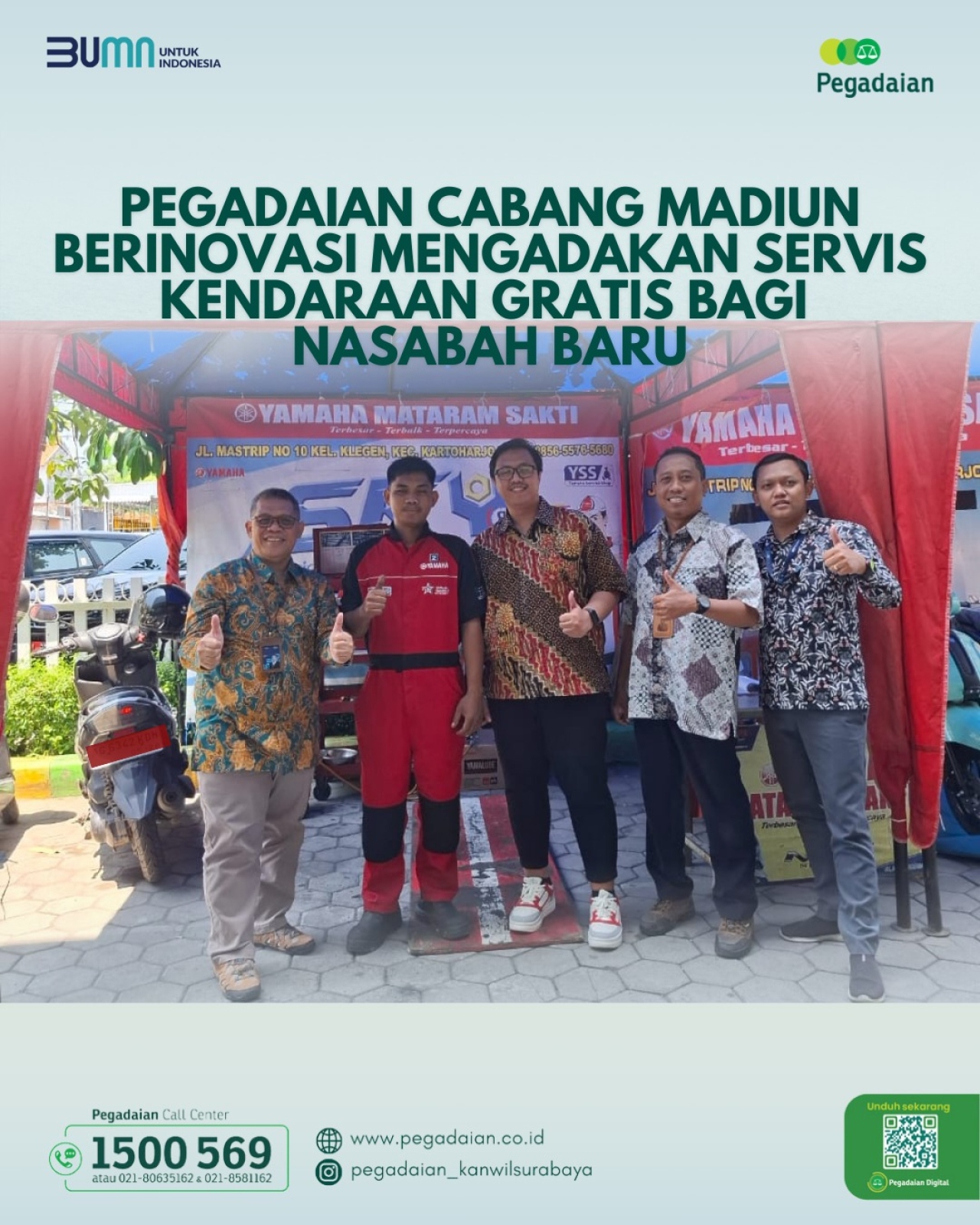 Pegadaian Madiun Bidik Nasabah Baru Lewat Program Servis Kendaraan